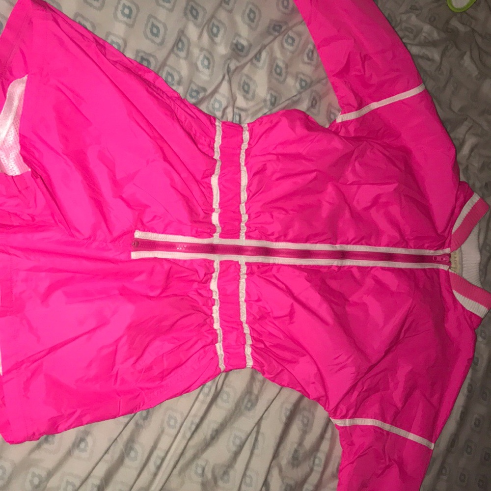 Hot pink romper